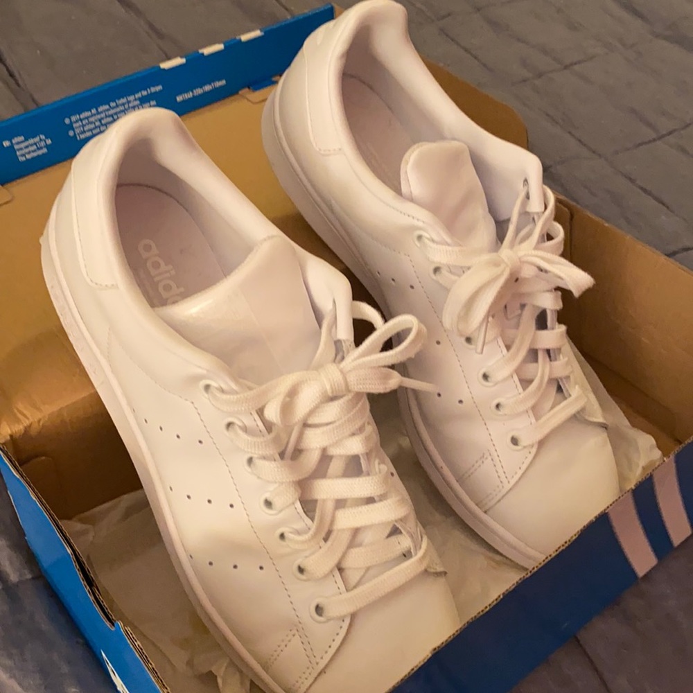 Adidas white sneakers